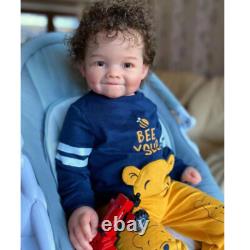 28 Huge Reborn Baby Doll Hand-Rooted Hair Artist Finished Toddler Girl Doll Toy