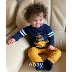 28 Huge Reborn Baby Doll Hand-Rooted Hair Artist Finished Toddler Girl Doll Toy