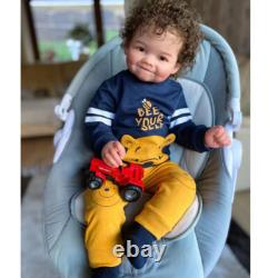 28 Huge Reborn Baby Doll Hand-Rooted Hair Artist Finished Toddler Girl Doll Toy 28 Huge Reborn Baby Doll Hand-Rooted Hair Artist Finished Toddler Girl Doll Toy