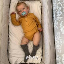 28 Inch Newborn Toddler Doll Soft Silicone Vinyl Cloth Body for Kid