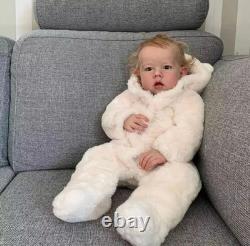 28 Inch Newborn Toddler Doll Soft Silicone Vinyl Cloth Body for Kid