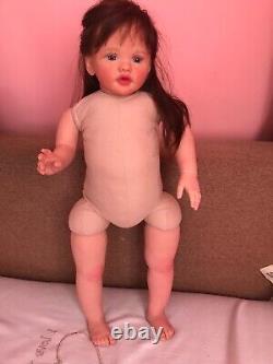 28 Reborn Baby Dolls Soft Body Toddler Newborn Doll Betty Handmade 2300gr