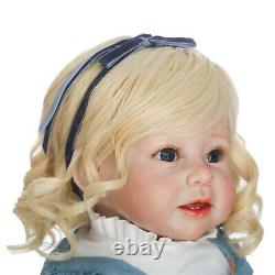 28 Reborn Doll Girl Weighted Reborn Toddler Girl Lifelike Baby Dolls Silicone