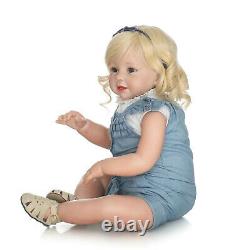 28 Reborn Doll Girl Weighted Reborn Toddler Girl Lifelike Baby Dolls Silicone