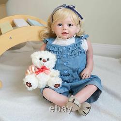 28'' Toddler Size Girl Doll Realistic Reborn Baby Dolls Weighted Doll Newborn