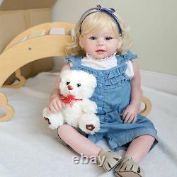 28'' Toddler Size Girl Doll Realistic Reborn Baby Dolls Weighted Doll Newborn