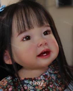 28In Realistic Reborn Baby Dolls Vinyl Real Handmade Newborn Girl Doll Toys Gift