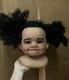 28in Painted Reborn Doll Kit Dark Skin Toddler African Girl Rooted Hair DIY Gift
