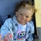 28inch Hand-Rooted Hair Reborn Baby Doll Huge Toddler Girl Artist Finished Doll