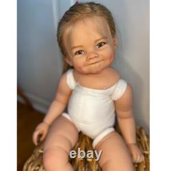 28inch Lifelike Finished Reborn Dolls Rooted Hair Girl Toddler Handmade DIY Gift