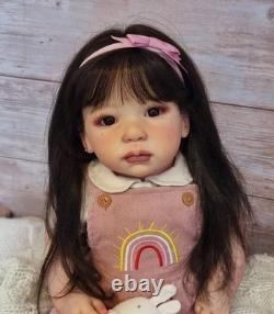 28inch Pretty Toddler Girl Lifelike Reborn Baby Doll Rebornlove Collect Toy Gift