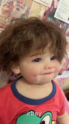 28inch Reborn Baby Doll Already Finished Toddler Hand-Rooted Hair Boy Girl Dolls