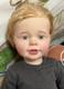 28inch Toddler Boy Reborn Baby Doll Rooted Blonde Hair Blue Eyes Toy Girls Gifts