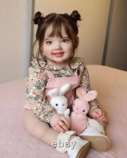 28inch Toddler Girl Reborn Doll Cammi Lifelike Baby 3D Skin Handmade Toys Gift