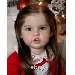 30 Artist Finished Huge Reborn Baby Doll Hand-Rooted Hair Toddler Handmade Toy