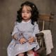30 Finished Reborn Baby Doll Dark Skin Toddler Girl Curly Hair Handmade Gift