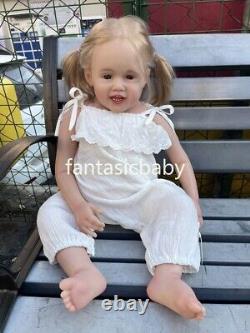 30 Huge Reborn Baby Doll Hand-Rooted Hair Artist Finished Toddler Girl Doll Toy