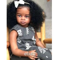 30 Huge Toddler Reborn Baby Doll Hand-Rooted Curly Hair Artist Finished Doll