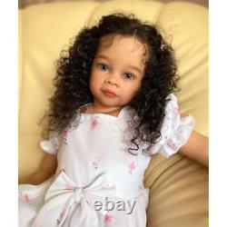 30 Inch Already Finished Reborn Baby with Hand-Rooted Hair Doll Soft Cloth Body