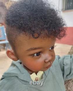 30 Reborn Baby Boy Doll Rooted Hair Painted Toy Gift Lifelike Rebornlove Todder