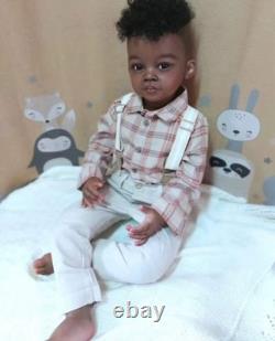 30 Reborn Baby Boy Doll Rooted Hair Painted Toy Gift Lifelike Rebornlove Todder