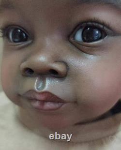 30 Reborn Baby Boy Doll Rooted Hair Painted Toy Gift Lifelike Rebornlove Todder