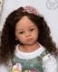 30 Toddler Painted Reborn Doll Kit Rooted Curly Hair Unassembled Dark Skin Girl