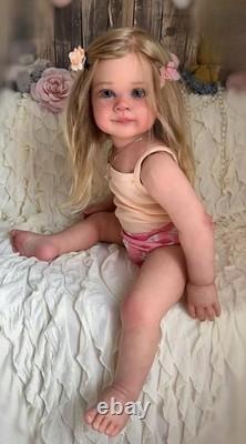 30in Fully Assembled Toddler Girl Reborn Baby Doll Painted Collect DIY Toy Gifts 30in Fully Assembled Toddler Girl Reborn Baby Doll Painted Collect DIY Toy Gifts