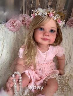 30in Fully Assembled Toddler Girl Reborn Baby Doll Painted Collect DIY Toy Gifts