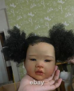 30in Huge Toddler Girl Reborn Doll Kit Black African Already Painted Unassembled