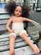 30in Reborn Baby Dolls Dark Brown Skin Finished Toddler Rooted Hair African Girl