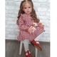 30in Toddler Lovely Girl Reborn Baby Doll Long Rooted Hair Artist Handmade Gift