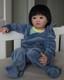 30in Unfinished Reborn Baby Doll Kit Rooted Hair Gender Neutral Painted Toddler