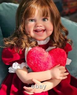 30inch Sweet Girl Reborn Doll Painetd Toddler Handmade Toy Rebornlove Reborndoll