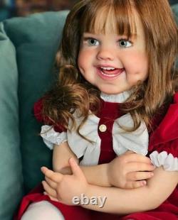 30inch Sweet Girl Reborn Doll Painetd Toddler Handmade Toy Rebornlove Reborndoll