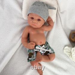 38cm solid silicone doll silicone reborn doll silicone boy doll toys gifts