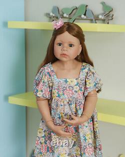 39inch Reborn Toddler Girl Dolls Full Vinyl Big Size Real Life Reborn Baby Dolls