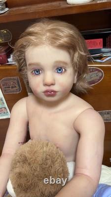 40 Lifelike Reborn Dolls Toddler Boy Aloenka Painted Kit Rooted Short Hair Gift