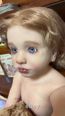 40 Lifelike Reborn Dolls Toddler Boy Aloenka Painted Kit Rooted Short Hair Gift