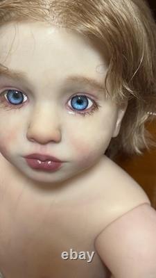 40 Lifelike Reborn Dolls Toddler Boy Aloenka Painted Kit Rooted Short Hair Gift