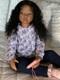 40 Painted Reborn Doll Kit Dark Skin Girl African Toddler Rooted Hair Body Part