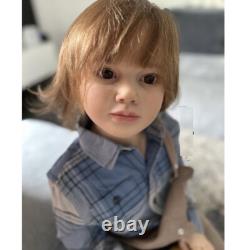 40 Painted Reborn Doll Kit Girl Toddler Rooted Short Hair Handmade Collect Gift