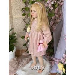 40 Reborn Baby Doll Girl Gabriella Painted Kit With Cloth Body With Connector