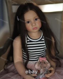 40 Reborn Baby Doll Girl Toddler Painted Kit DIY Toy With Cloth Body Connectors