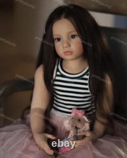 40 Reborn Baby Doll Girl Toddler Painted Kit DIY Toy With Cloth Body Connectors