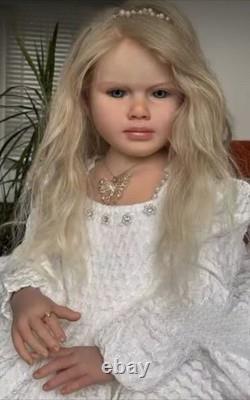 40 Reborn Baby Girl Doll Painted Toddler Handmade Toy Gift Collectible Art Doll