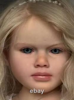40 Reborn Baby Girl Doll Painted Toddler Handmade Toy Gift Collectible Art Doll