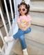 40in Realistic Reborn Doll Unassembled Kits Toddler Girl Rooted Hair Women Gift