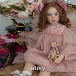40inch Artist Painted Reborn Doll Kits Aloenka Lifelike Toddler Girl Rooted Hair