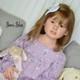 40inch Huge Size Toddler Painted Reborn Doll Kit Girl Rooted Hair Handmade Gifts